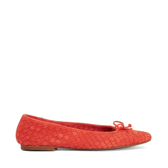 Dune London Bailarinas de mujer Heat de piel trenzada con detalle de lazo - Image 2