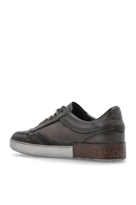 Zapatillas deportivas de piel con efecto «vintage» - Image 3