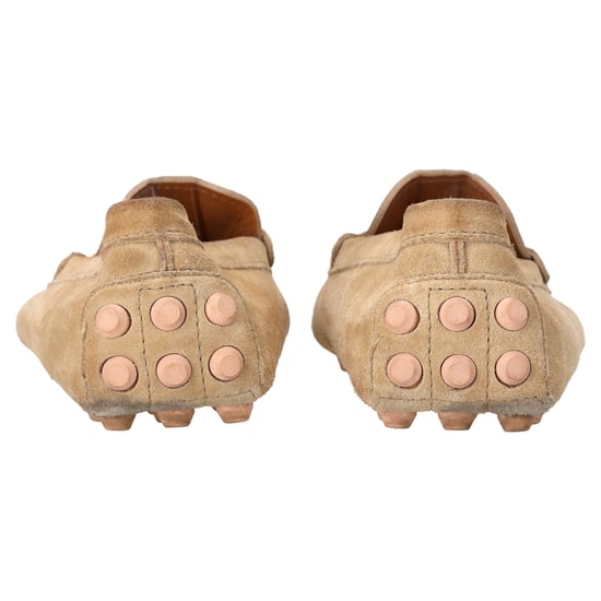 Tod's City Gommino mocasines de ante beige - Image 3