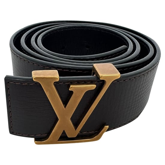 Louis Vuitton Cinturón reversible de piel marrón - Image 2