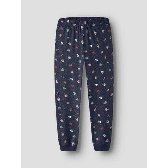 Name It Conjunto de pijama de Navidad para mujer/hombre largo NANVISMAS Azul oscuro - Image 3