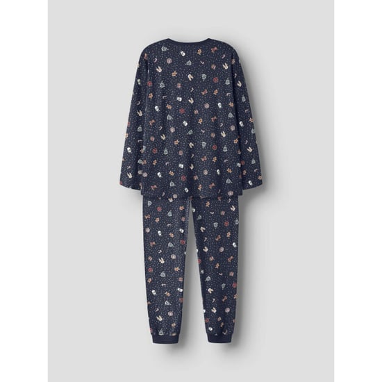 Name It Conjunto de pijama de Navidad para mujer/hombre largo NANVISMAS Azul oscuro - Image 4