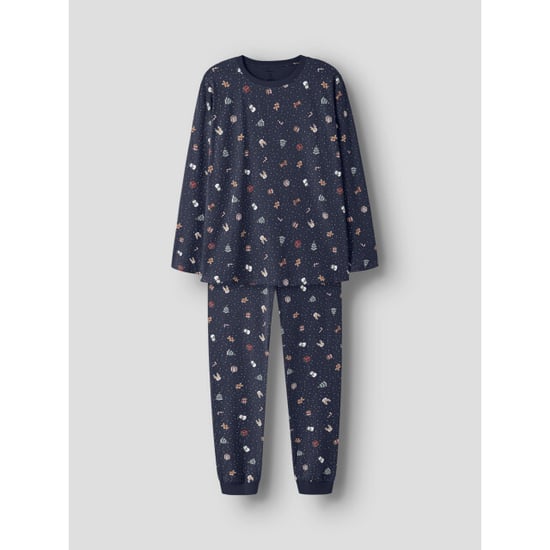 Name It Conjunto de pijama de Navidad para mujer/hombre largo NANVISMAS Azul oscuro - Image 5
