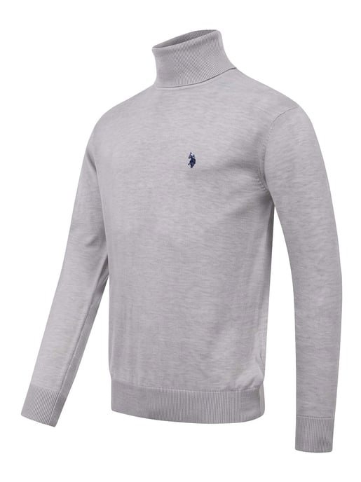 Jersey de cuello alto U.S. POLO ASSN. hombre – 100% algodón con logo bordado - Image 2