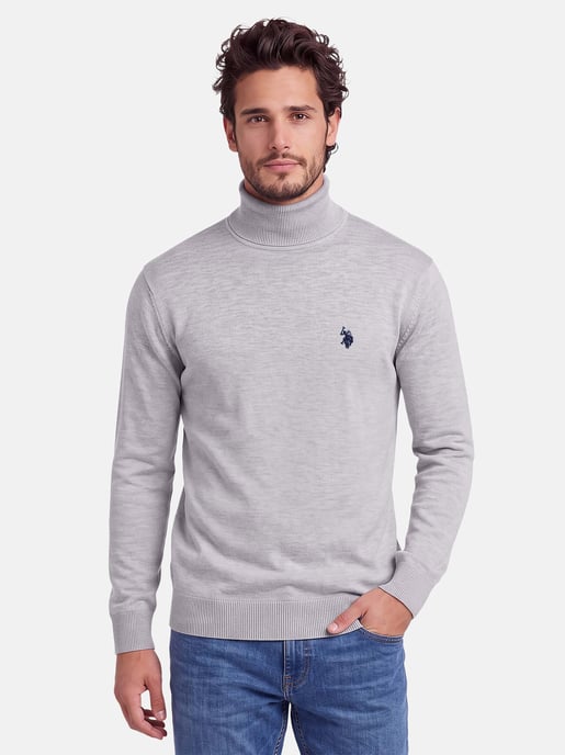 Jersey de cuello alto U.S. POLO ASSN. hombre – 100% algodón con logo bordado - Image 5