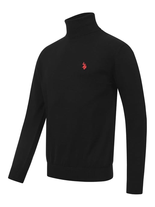Jersey de cuello alto U.S. POLO ASSN. hombre – 100% algodón con logo bordado - Image 2