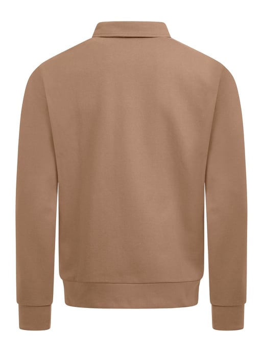 Polo sudadera de manga larga U.S. POLO ASSN. USEthaan hombre – tapeta de botones y logo bordado - Image 3