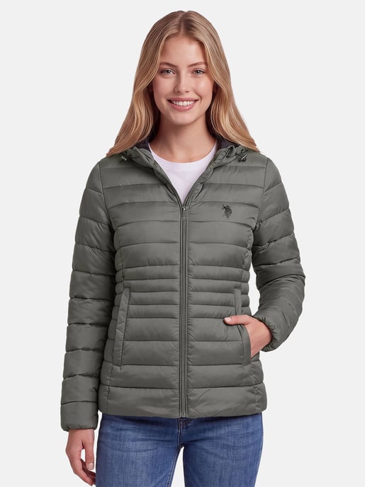 Chaqueta acolchada U.S. POLO ASSN. mujer – ligera con capucha - Image 5