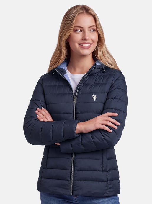 Chaqueta acolchada U.S. POLO ASSN. mujer – ligera con capucha - Image 6