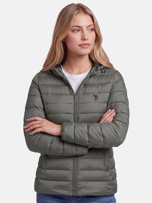 Chaqueta acolchada U.S. POLO ASSN. mujer – ligera con capucha - Image 6