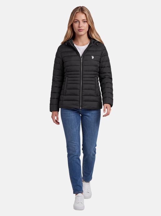 Chaqueta acolchada U.S. POLO ASSN. mujer – ligera con capucha - Image 4
