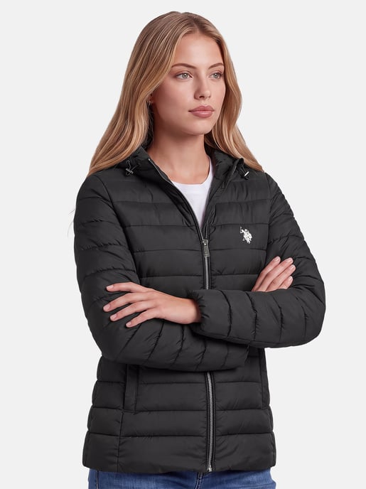 Chaqueta acolchada U.S. POLO ASSN. mujer – ligera con capucha - Image 6