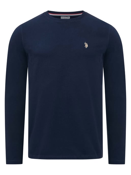 Camiseta de manga larga U.S. POLO ASSN. Luucas hombre – 100% algodón con logo bordado - Image 1