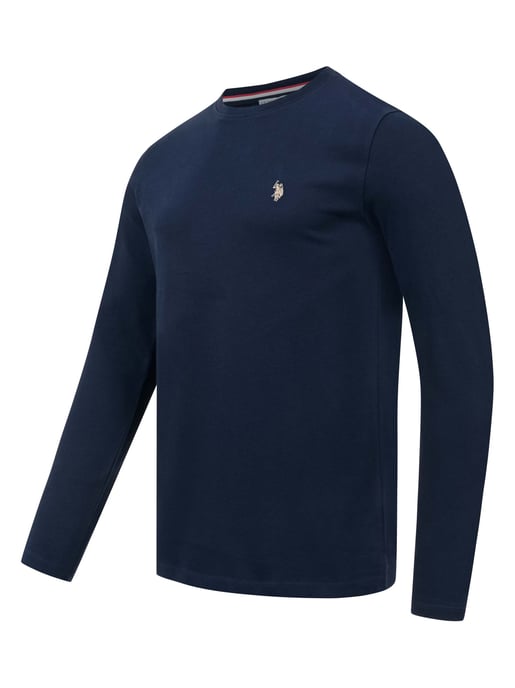 Camiseta de manga larga U.S. POLO ASSN. Luucas hombre – 100% algodón con logo bordado - Image 2