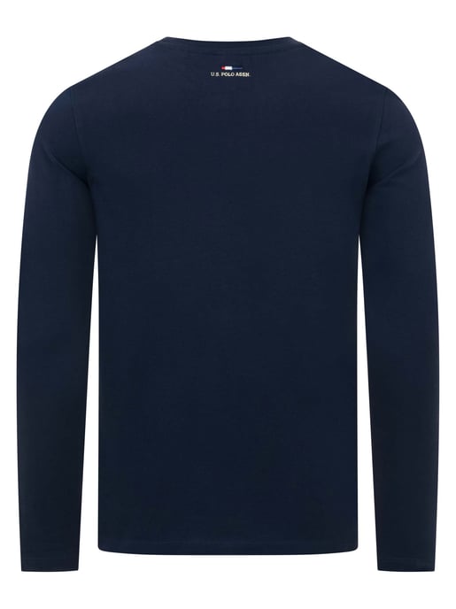 Camiseta de manga larga U.S. POLO ASSN. Luucas hombre – 100% algodón con logo bordado - Image 3