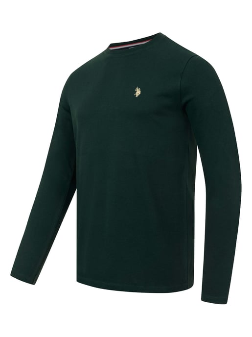 Camiseta de manga larga U.S. POLO ASSN. Luucas hombre – 100% algodón con logo bordado - Image 2