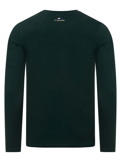 Camiseta de manga larga U.S. POLO ASSN. Luucas hombre – 100% algodón con logo bordado - Image 3