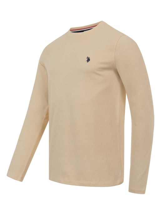 Camiseta de manga larga U.S. POLO ASSN. Luucas hombre – 100% algodón con logo bordado - Image 2