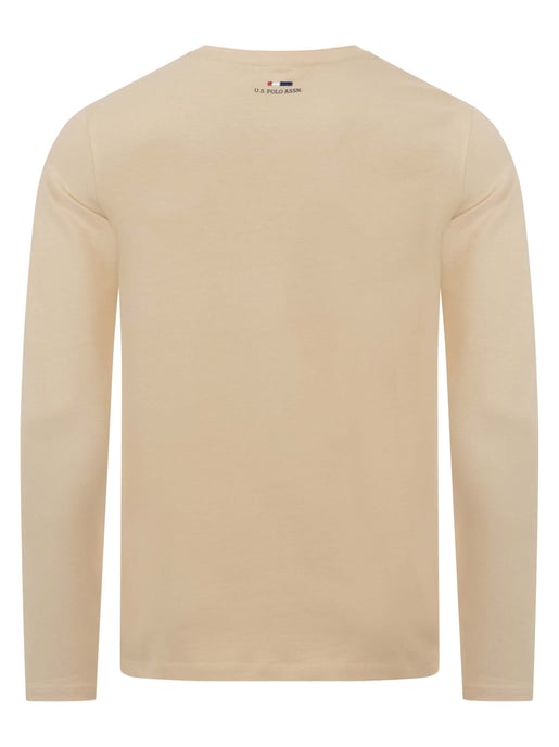 Camiseta de manga larga U.S. POLO ASSN. Luucas hombre – 100% algodón con logo bordado - Image 3