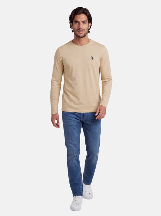 Camiseta de manga larga U.S. POLO ASSN. Luucas hombre – 100% algodón con logo bordado - Image 4