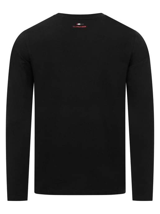 Camiseta de manga larga U.S. POLO ASSN. Luucas hombre – 100% algodón con logo bordado - Image 3