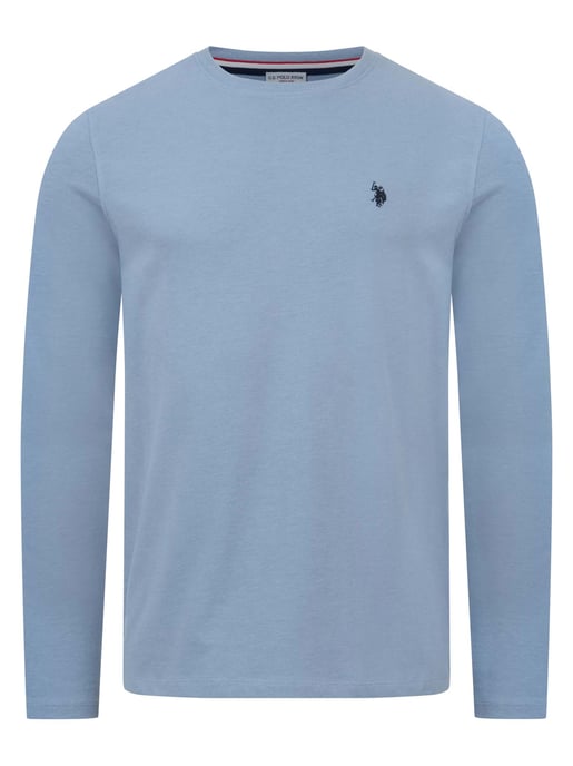 Camiseta de manga larga U.S. POLO ASSN. Luucas hombre – 100% algodón con logo bordado - Image 1