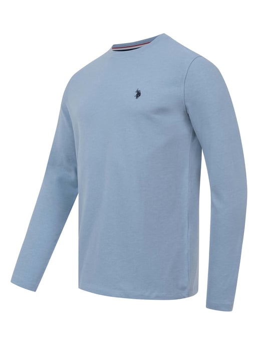 Camiseta de manga larga U.S. POLO ASSN. Luucas hombre – 100% algodón con logo bordado - Image 2