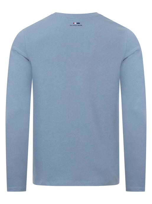 Camiseta de manga larga U.S. POLO ASSN. Luucas hombre – 100% algodón con logo bordado - Image 3