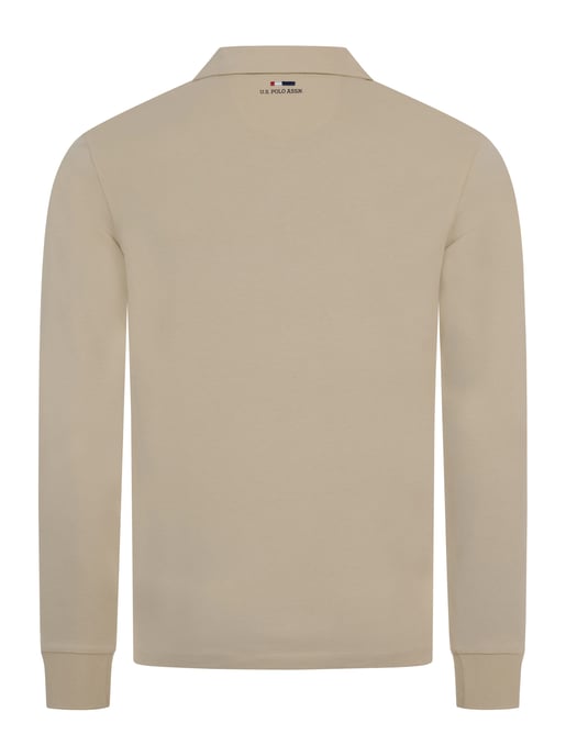 Polo de manga larga U.S. POLO ASSN. hombre – 100% algodón con logo bordado - Image 3