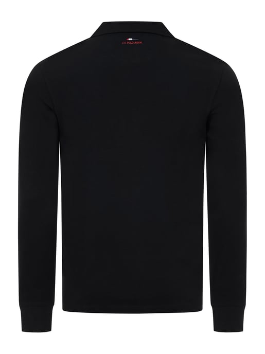 Polo de manga larga U.S. POLO ASSN. hombre – 100% algodón con logo bordado - Image 3