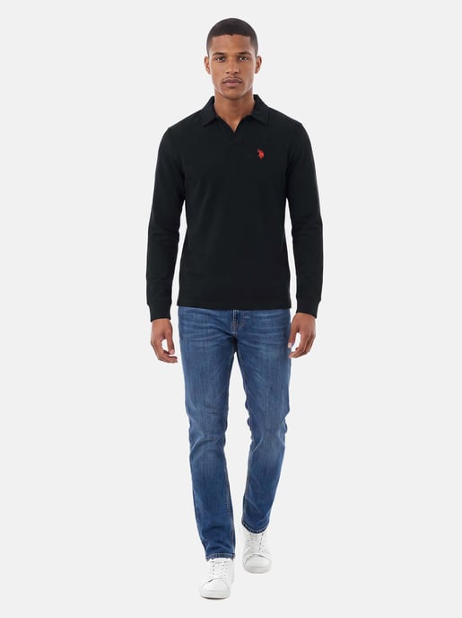 Polo de manga larga U.S. POLO ASSN. hombre – 100% algodón con logo bordado - Image 4