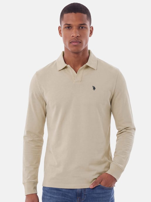 Polo de manga larga U.S. POLO ASSN. hombre – 100% algodón con logo bordado - Image 5