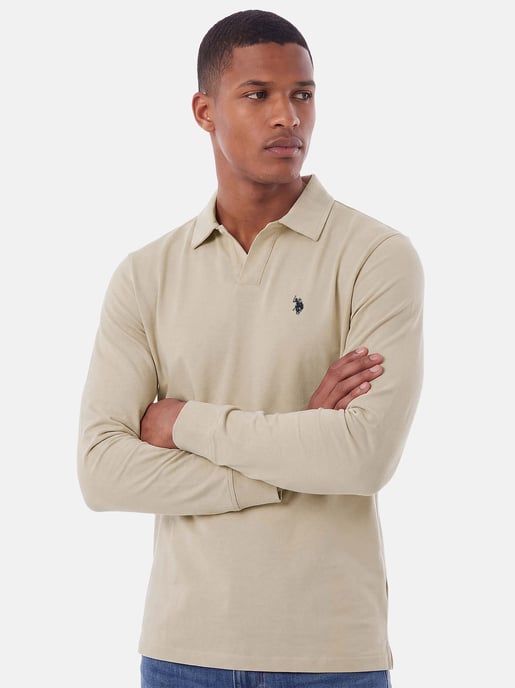 Polo de manga larga U.S. POLO ASSN. hombre – 100% algodón con logo bordado - Image 6