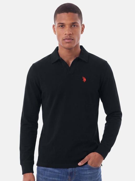 Polo de manga larga U.S. POLO ASSN. hombre – 100% algodón con logo bordado - Image 5