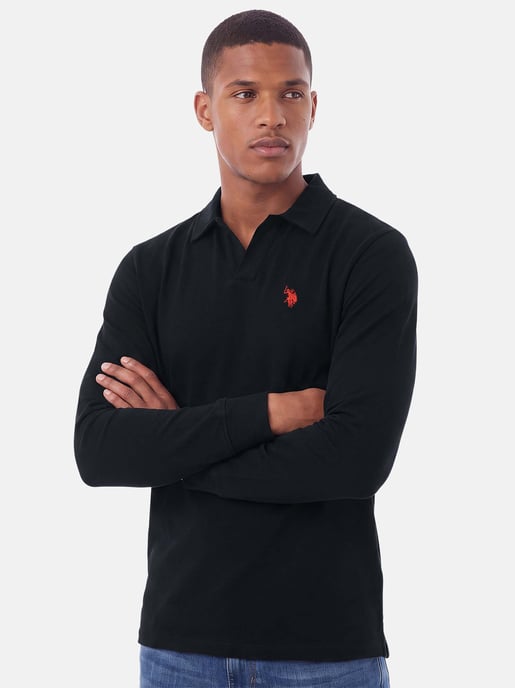 Polo de manga larga U.S. POLO ASSN. hombre – 100% algodón con logo bordado - Image 6