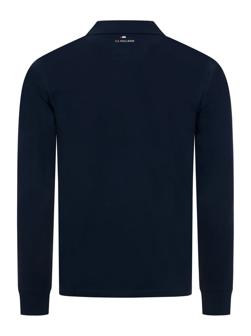 Polo de manga larga U.S. POLO ASSN. hombre – 100% algodón con logo bordado - Image 3