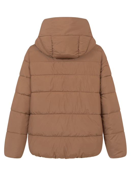 Chaqueta acolchada de invierno U.S. POLO ASSN. mujer – capucha forrada y cuello alto - Image 3