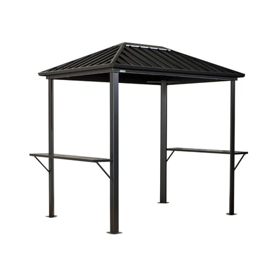 Sojag Dakota 68 pabellón de barbacoa de aluminio con 2 estantes laterales 2x2,5 m - Image 1