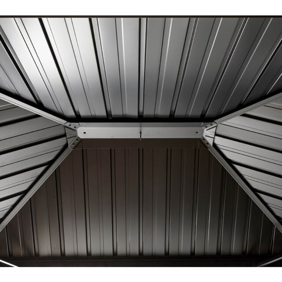 Sojag Dakota 68 pabellón de barbacoa de aluminio con 2 estantes laterales 2x2,5 m - Image 3