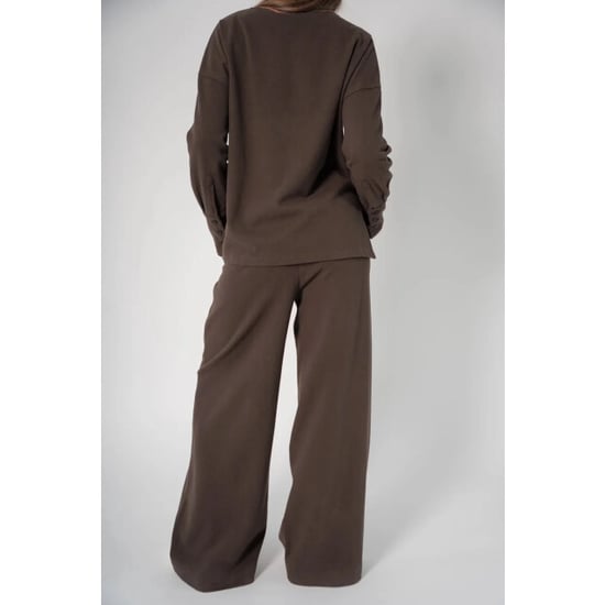 Corel Amsterdam ella pantalón ancho milano brush flannel 1009-3353 20 marrón - Image 4