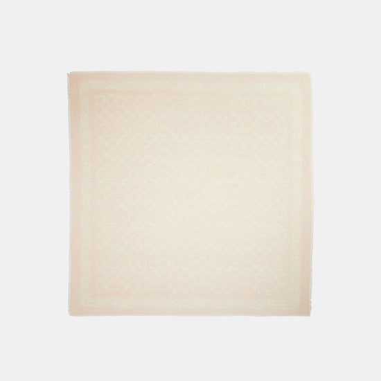 Pañuelo cuadrado extragrande con estampado Signature Rose Meadow - Image 1