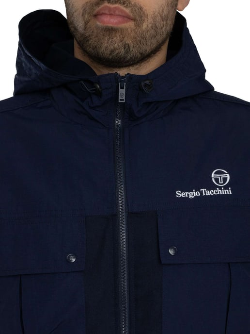 SERGIO TACCHINI CALISTI HOODED JACKET MARITIME BLUE - Image 5