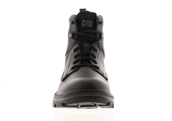 Caterpillar Mens Smart Boots Practitioner mid Leather Lace Up black - Image 3