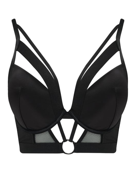 Contradiction By Pour Moi Obsessed sujetador push-up largo – Negro - Image 2