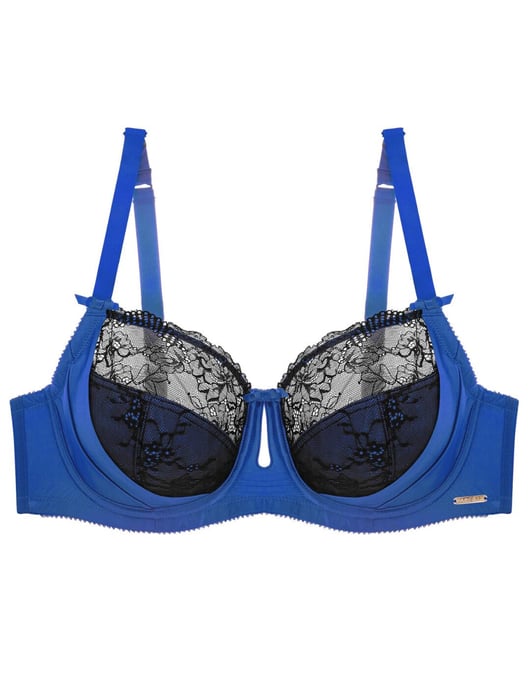 Parfait Mariela Sujetador balconette - Azul/Negro - Image 4