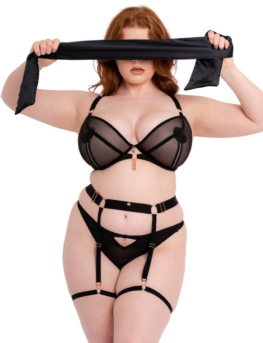Scantilly by Curvy Kate Rules of Distraction Antifaz - Negro - Image 1