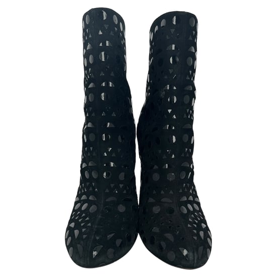 Alaïa Vienne Botas de ante negras - Image 2