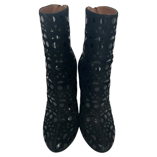 Alaïa Vienne Botas de ante negras - Image 3