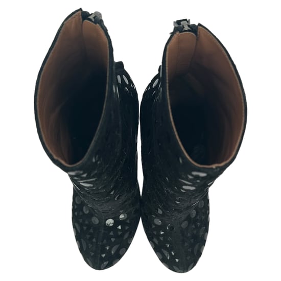Alaïa Vienne Botas de ante negras - Image 4