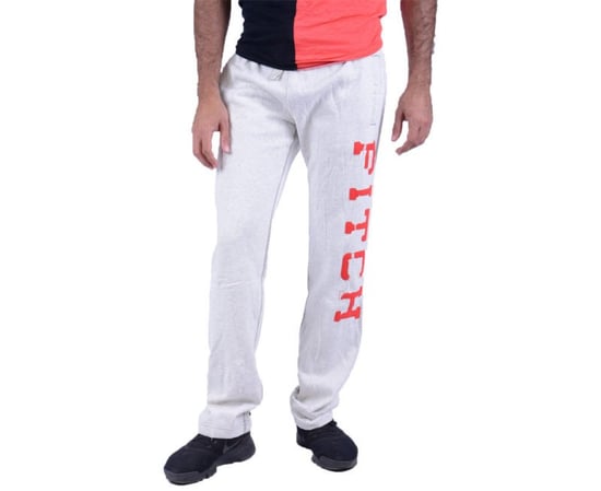 Abercrombie & Fitch Pantalón de chándal de forro polar para hombre Regular Fit A&F Gris Sweatpants - Image 3